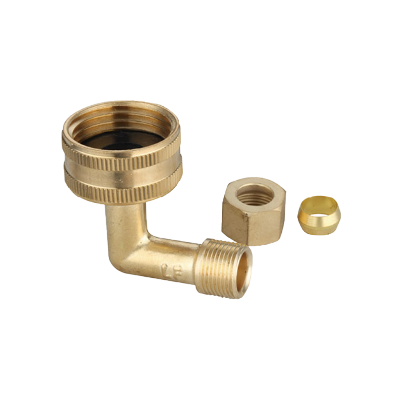 Several types of brass radiator valves