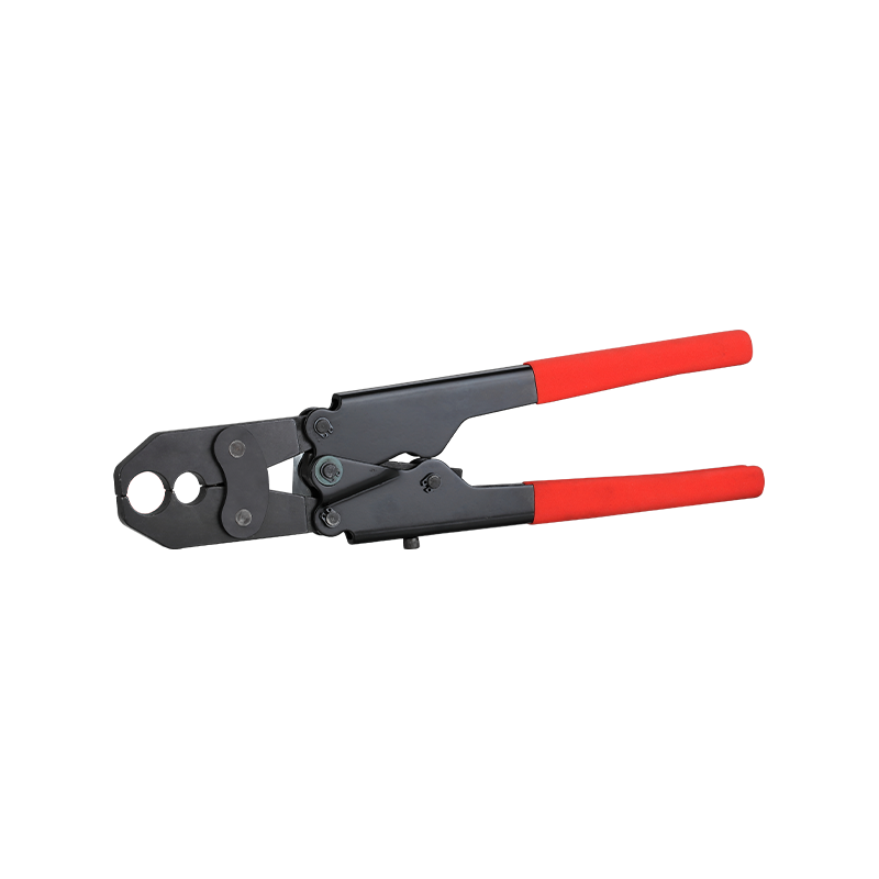 Pex Pipe 1/2 Inch and 3/4 Inch Combo Crimping Tool for Copper Ring with Go-No-Go Gauge with Free Cutter Meet ASTM F1807